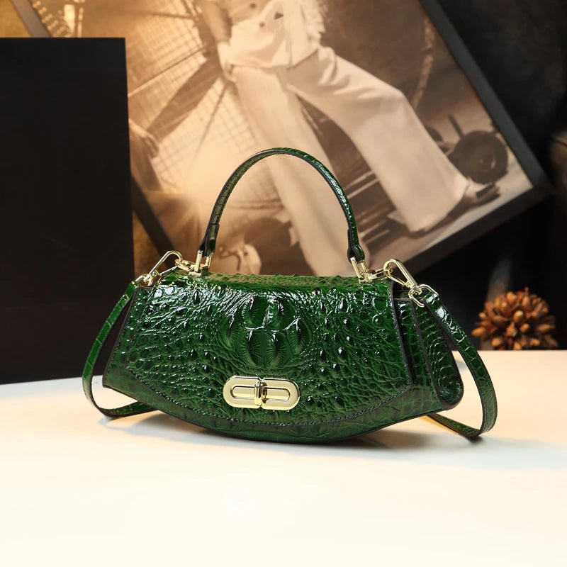 Luxury Designer New High Quality Saddle Leather Bag for Women's