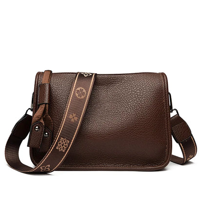 High Quality Genuine Leather  Luxury Soft Cowhide Ladies Shoulder Crossbody Bags