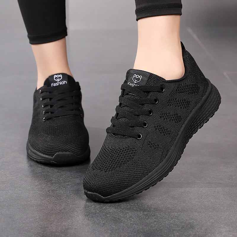 Women Sport Shoes Fashion Platform Sneakers Ladies Spring Winter Flats Running Shoes for Woman