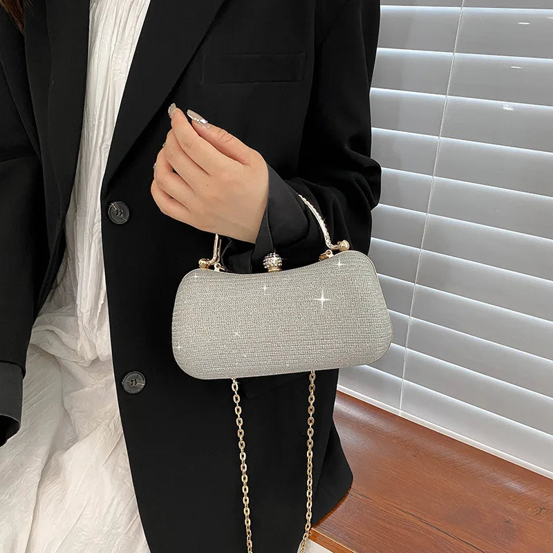 Cute Small PVC Shoulder Crossbody Bags for Women 2023 Hit Luxury Party Evening Handbags and Purses Female Travel Clutch