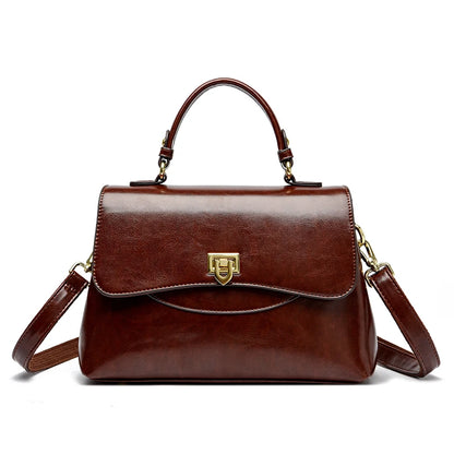 High Quality Soft Leather Single Shoulder Luxury Designer Square Bags for Women