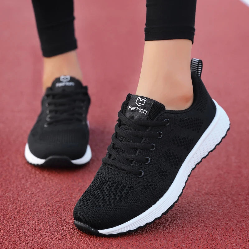 Women Sport Shoes Fashion Platform Sneakers Ladies Spring Winter Flats Running Shoes for Woman