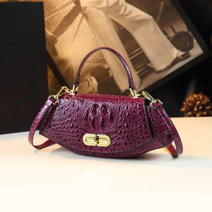 Luxury Designer New High Quality Saddle Leather Bag for Women's