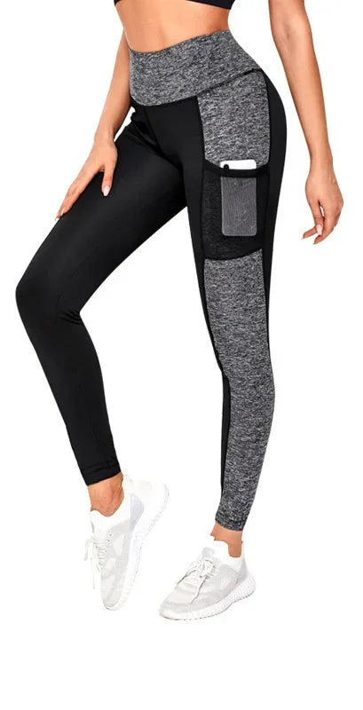 Sportswear Woman Gym Leggings Pocketed Yoga Pants Fitness Running Pants Stretchy Sportswear Plus Size Sports Gym Pant for Women