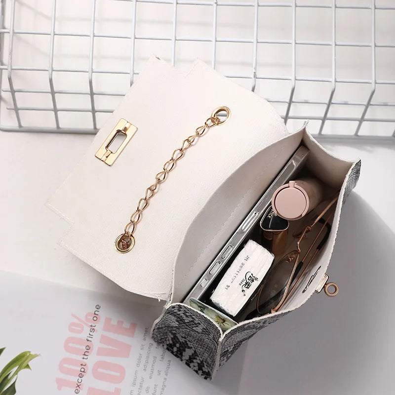 Fashion Chain Small Square Bag New Popular Handbag Simple Mini Shoulder Messenger Bag Trend Casual Crossbody Bags