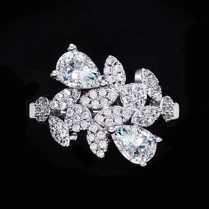 New Fashion Dubai Jewelry Cubic Zirconia Bridal Set  Wedding Party Accessories Design