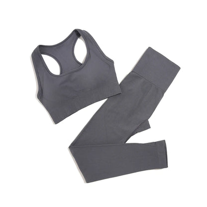 Women's  2/3/4pcs Seamless Yoga Set Gym Clothes Sportswear Yoga Suits For Women Fitness Set Tracksuits Sports Bra Gym Leggings