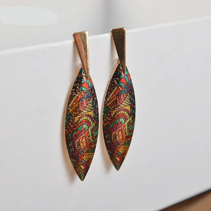 Bohemian Alloy Earrings Women Metal Tassel Ethnic Style Earrings Long Earring Women Girls Jewelry Fashion Punk